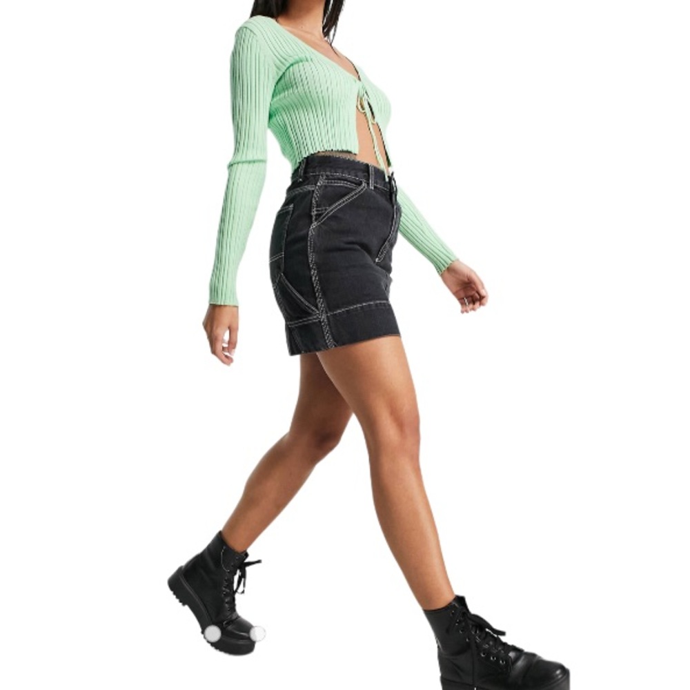 TOPSHOP Carpenter Denim miniskirt - Picture 5 of 10